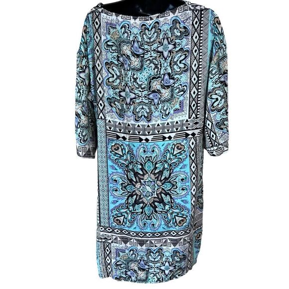 Laundry by Shelli Segal Paisley Print Shift Dress - Picture 10 of 10